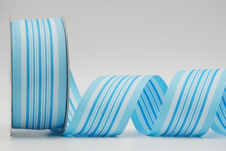 lt blue grosgrain stripe woven ribbon